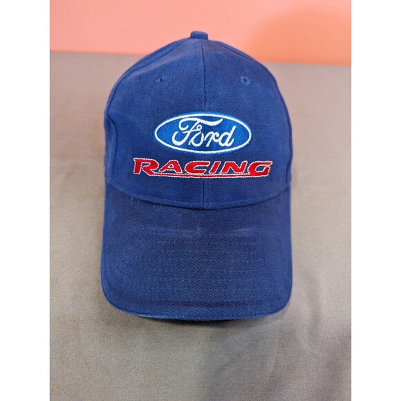 Vintage Ford Racing Baseball Cap Blue One Size - Picture 1 of 5
